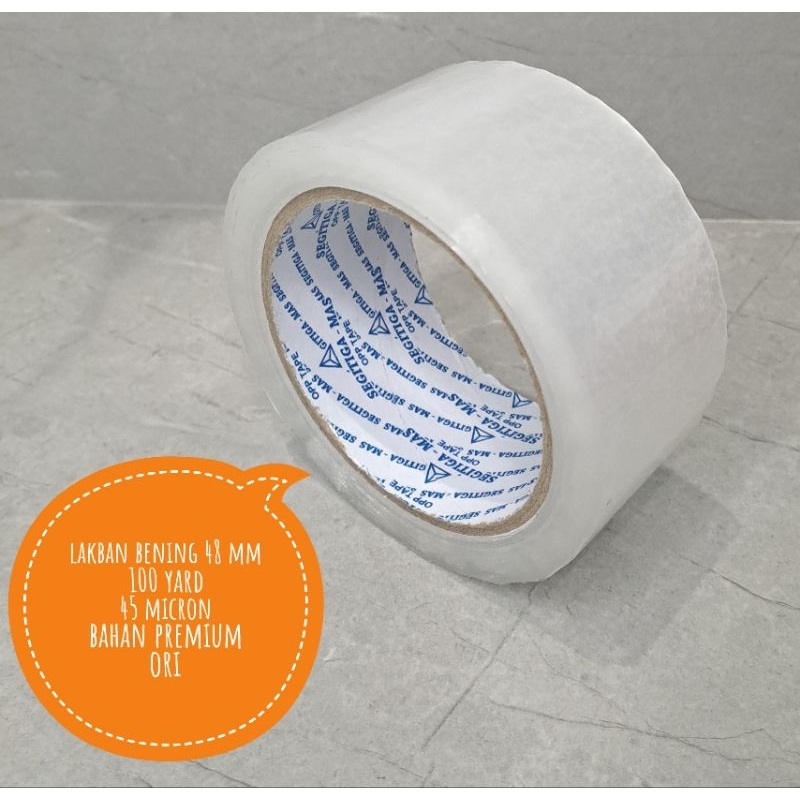 lakban bening 48 mm 90 yard