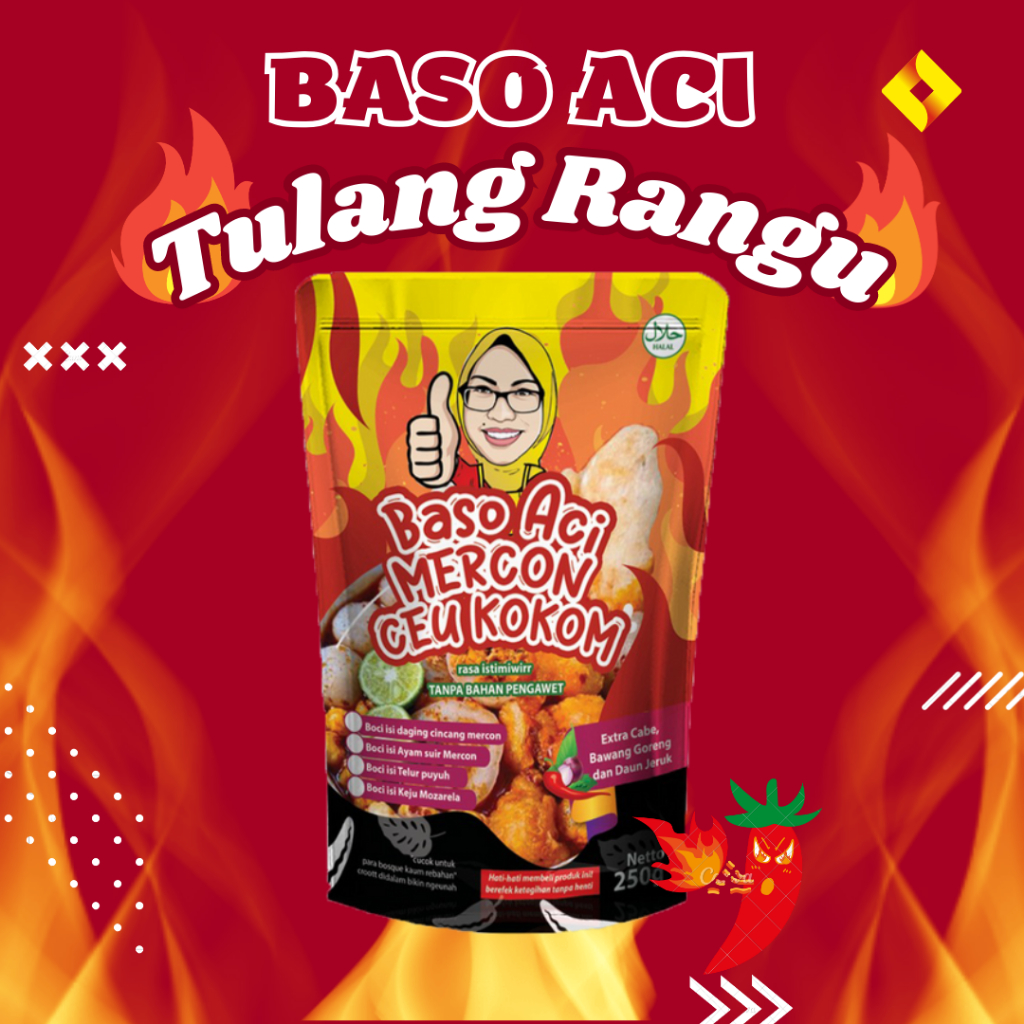 

[NEW LAUNCHING] BOCI BASO ACI TULANG RANGU CEU' KOKOM ENAK PEDAS MANTAP TERMURAH