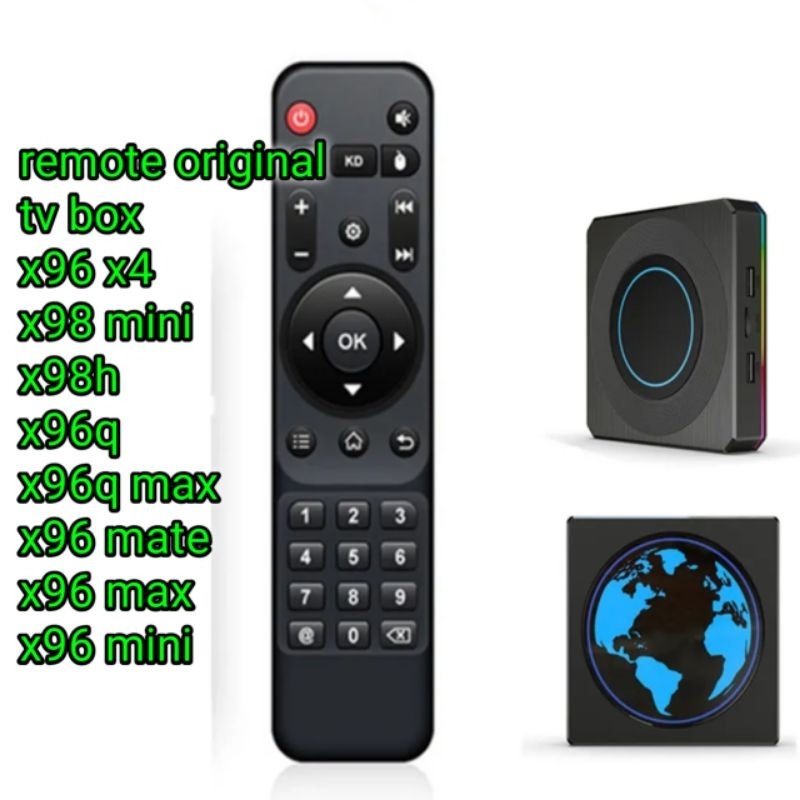 remote original tv box x96 x4 x98 mini x98h bisa juga x96q max  x96 mate x96 max x96 mini x99