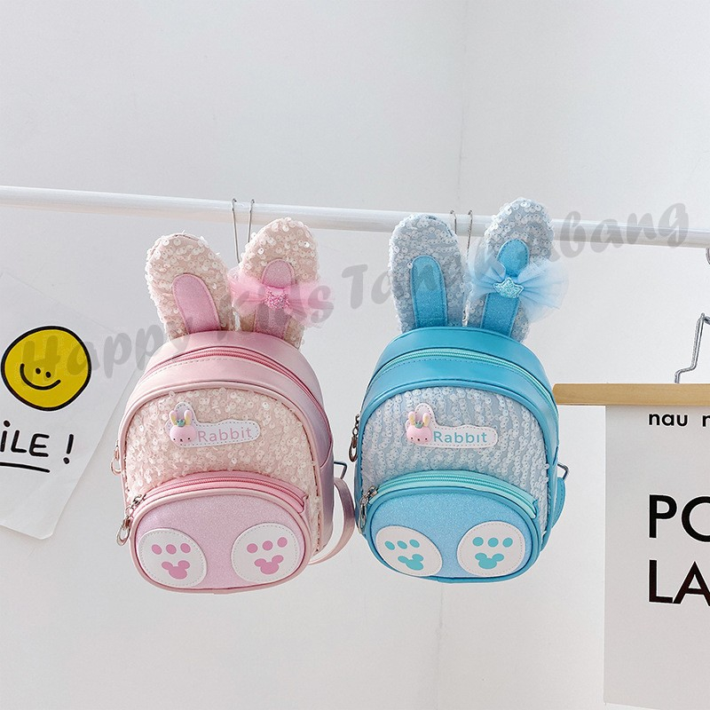 TAS RANSEL ANAK TK LUCU KEKINIAN MOTIF RABBIT TAS MINI ANAK CEWEK IMPORT BERKUALITAS