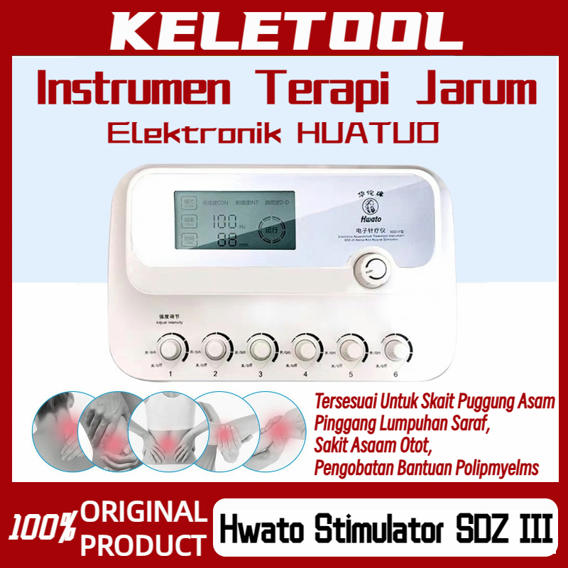 Keletool Hwato Stimulator SDZ III Hwato Alat Tens Fisioterapi SDZ 3 Hwato Stimulator Tens Terapi ala