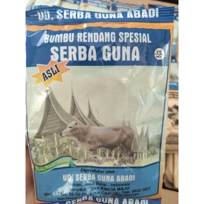 

Bumbu serbaguna / Bumbu Rendang spesial asli Minang 50gr