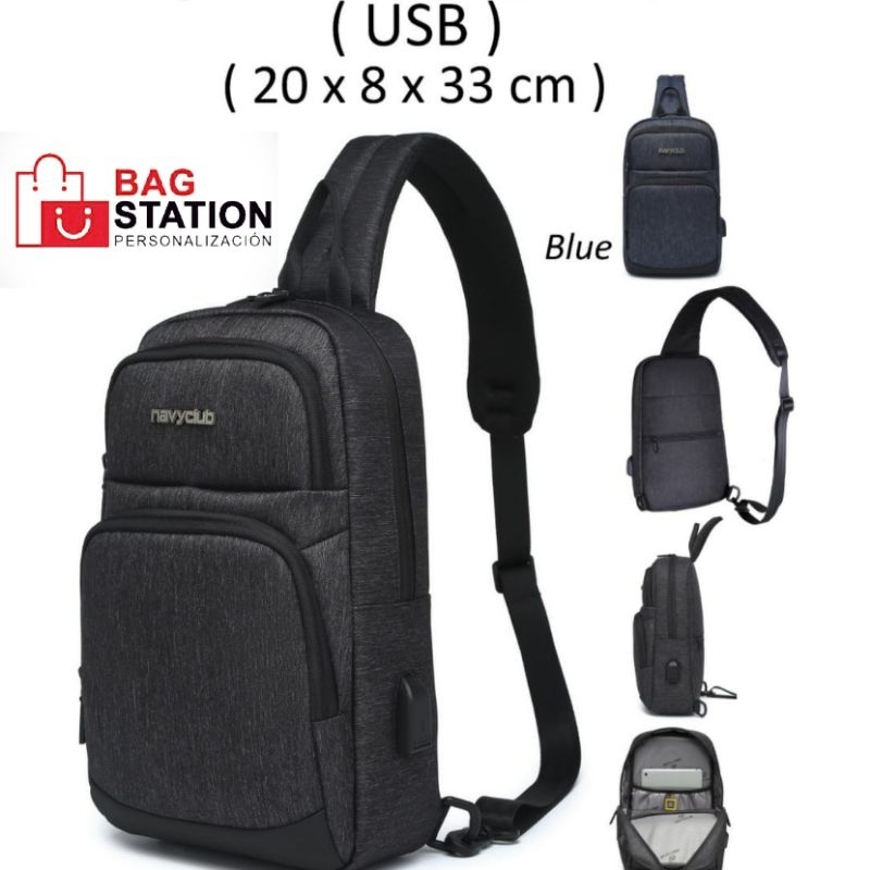 TAS SELEMPANG NAVY CLUB USB ORIGINAL SLING BAG NAVY CLUB TAS CROSSBODY