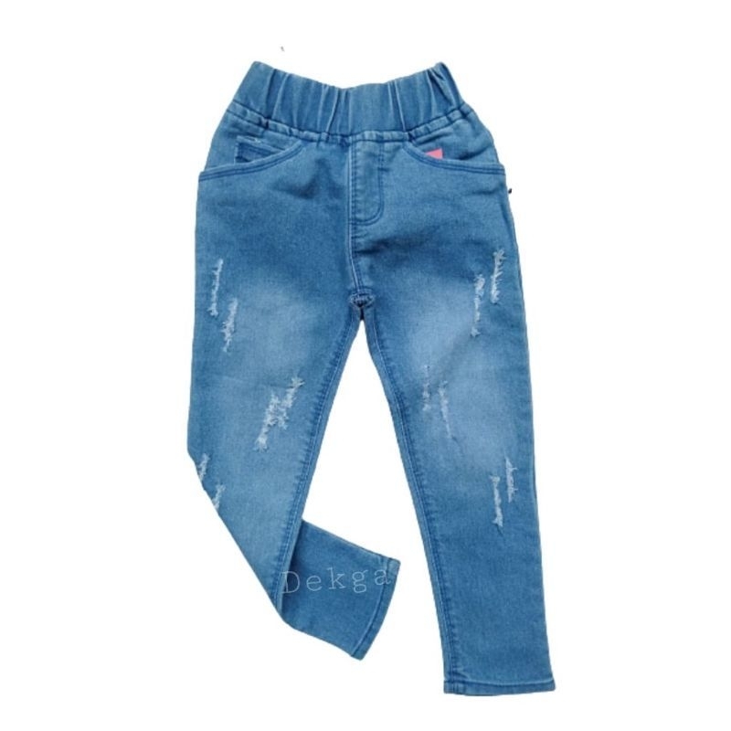 Celana Jeans Anak Model Skinny Jeans Anak Bahan Softjeans Stretch Mulur Elastis