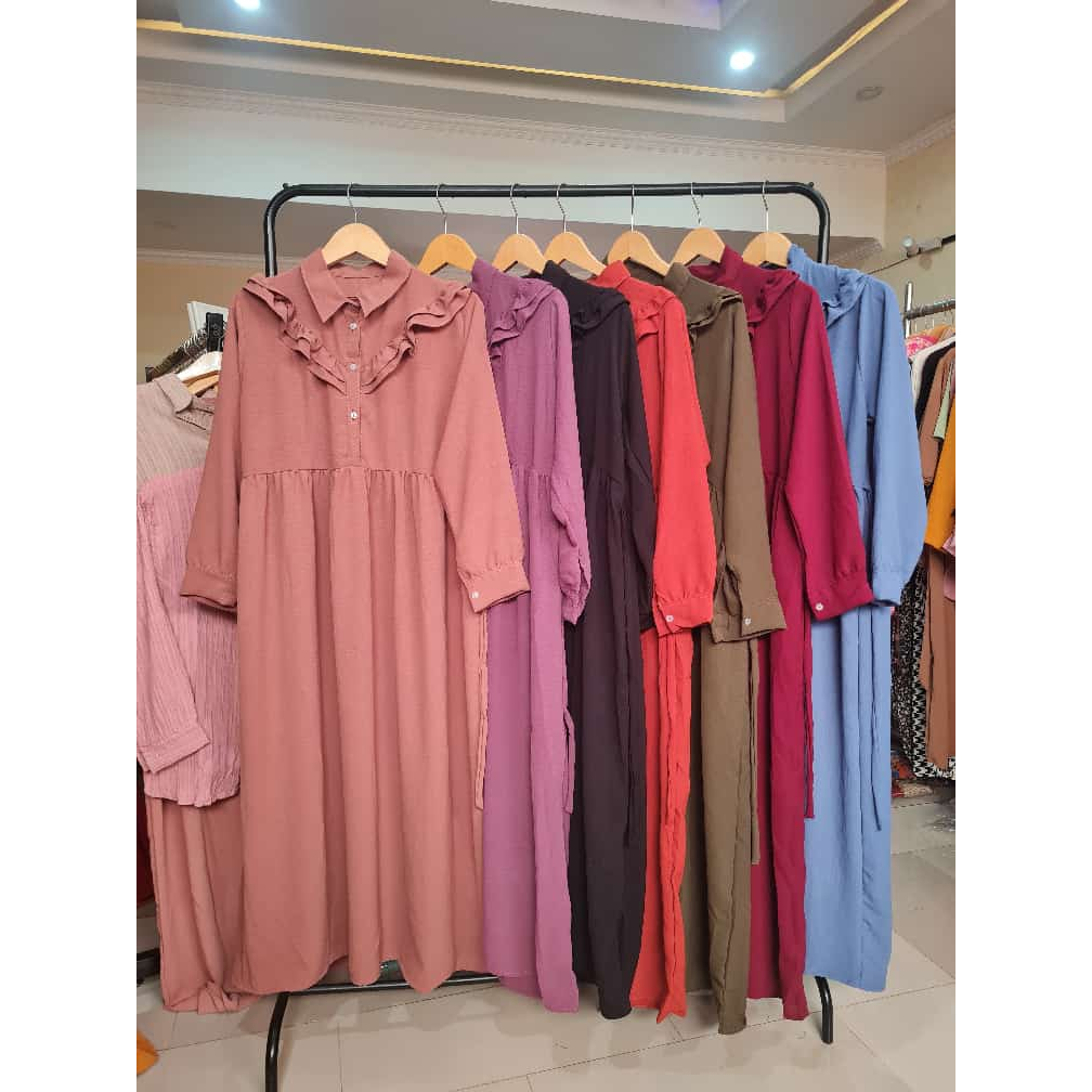 MIDI DRESS MOLA CRINKLE AIRFLOW