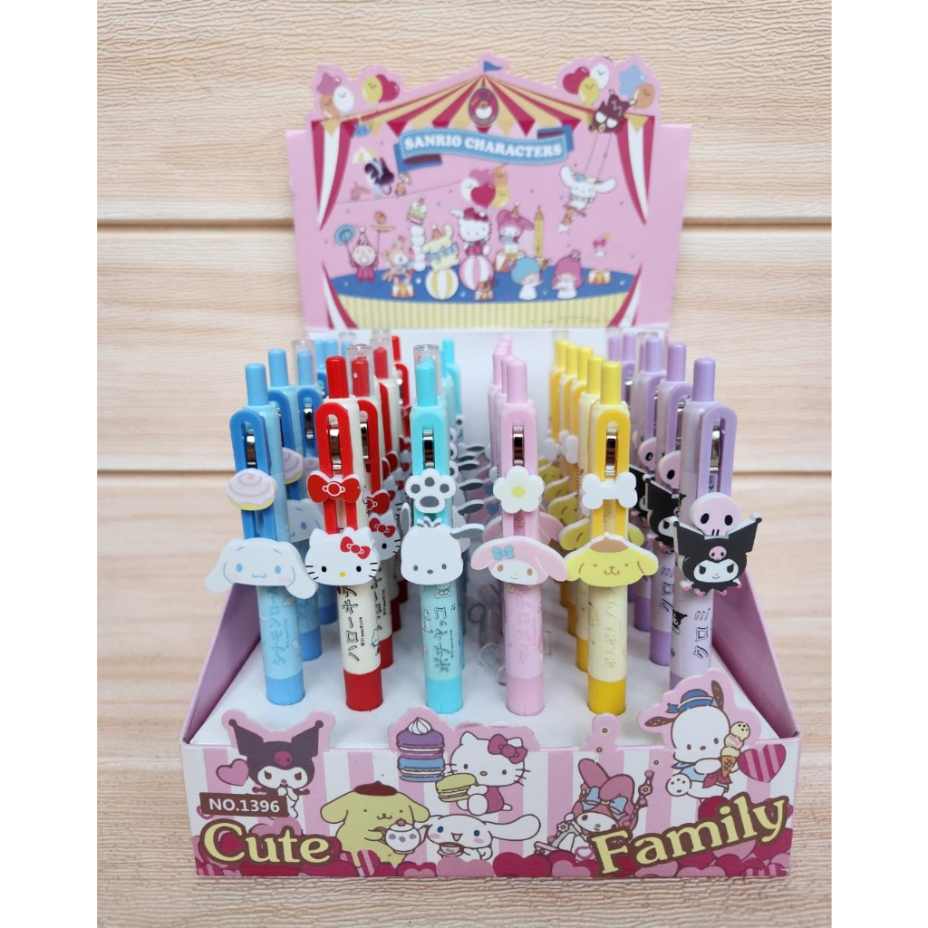 

SET PULPEN HIASAN KEPALA KARAKTER KUROMI POCHA HK 1396 1 SET ISI 6 PC