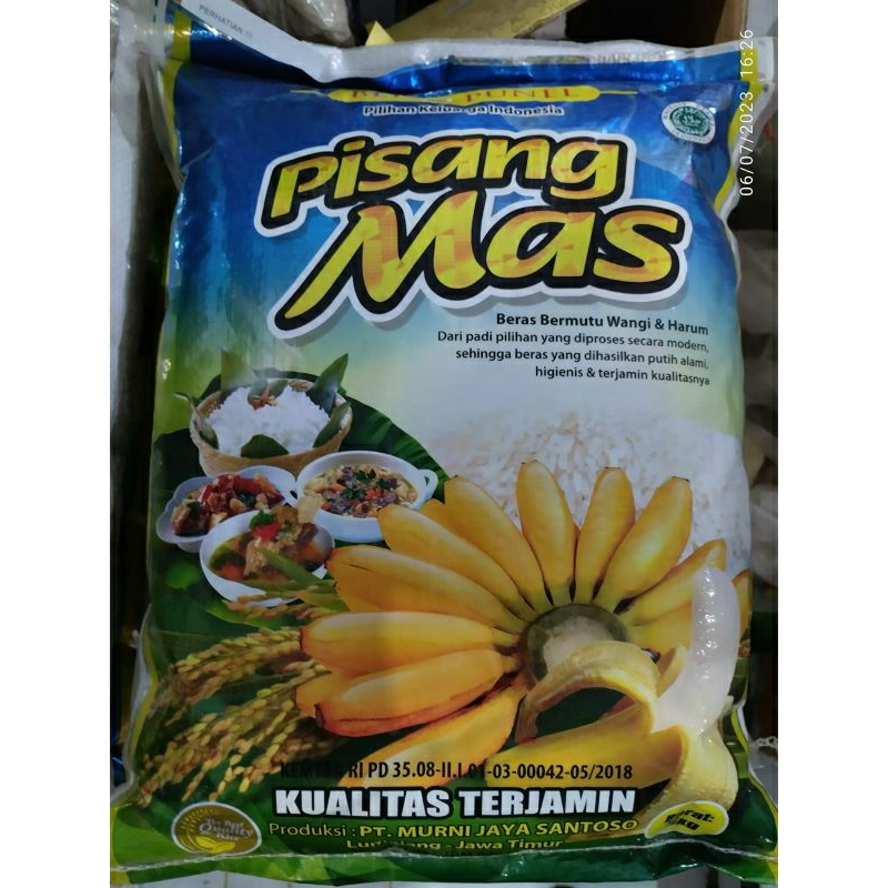 

Beras Pisang Mas 5kg Gurih Enak & Punel