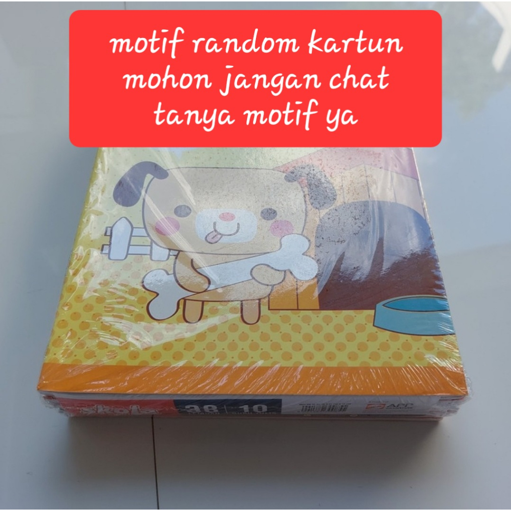 

Buku Tulis Garis Skola 38 by Sinar Dunia - 1 Pack Isi 10 Buku