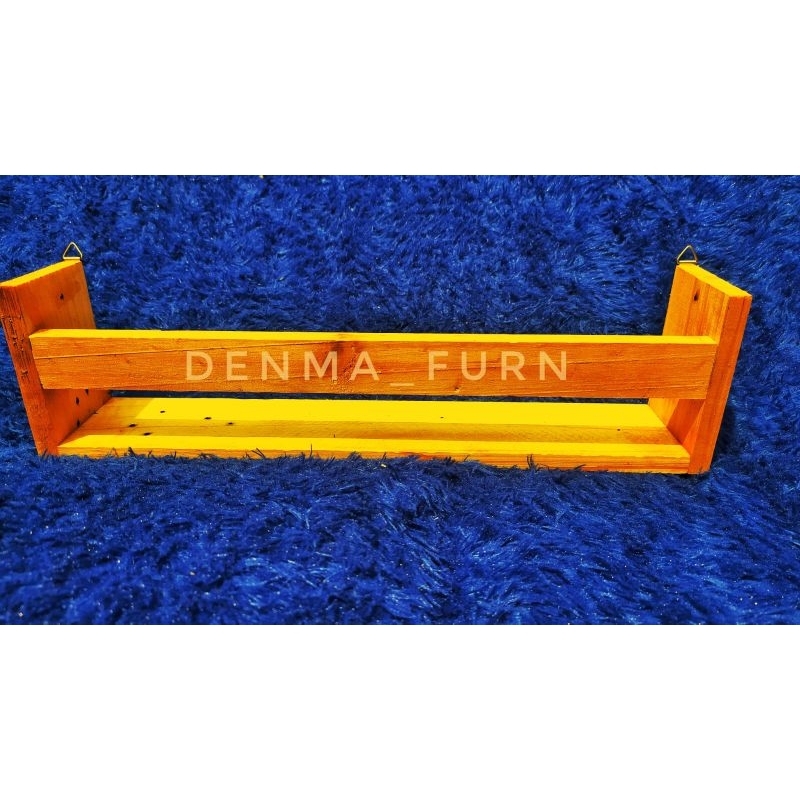 Rak bumbu kayu/rak bumbu tempel/rak bumbu minimalis