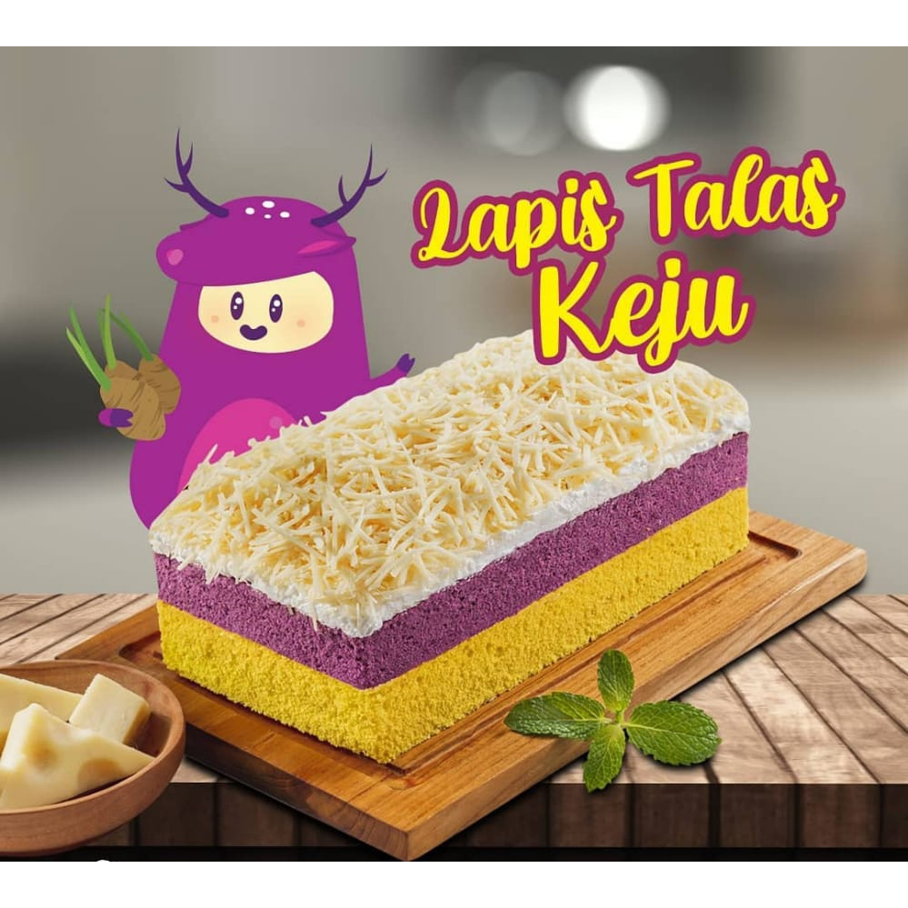 

Lapis Talas Kukus Keju