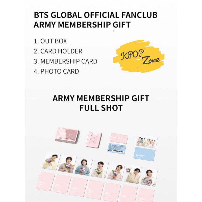 BTS - MEMBERSHIP GIFT