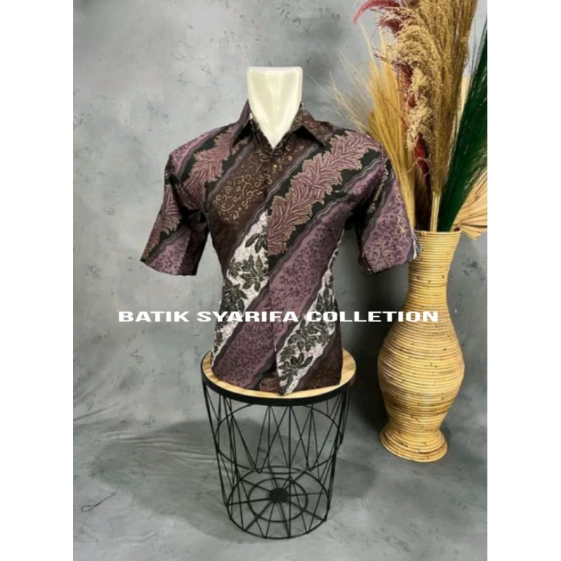 kemeja batik - kemeja lengan pendek - kemeja batik pesta - batik lengan pendek