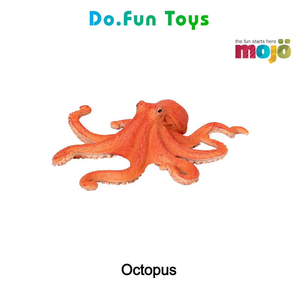 MOJO Animal Figurine | OCTOPUS / Mainan Miniatur Binatang Gurita