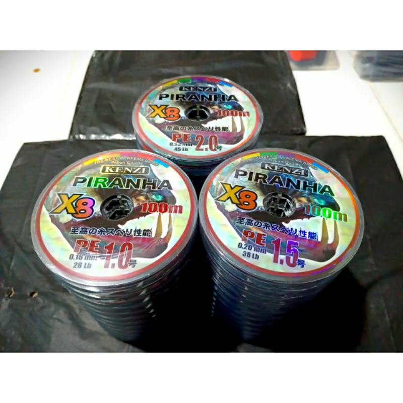 BENANG PE  PIRANHA X8 panjang100mm