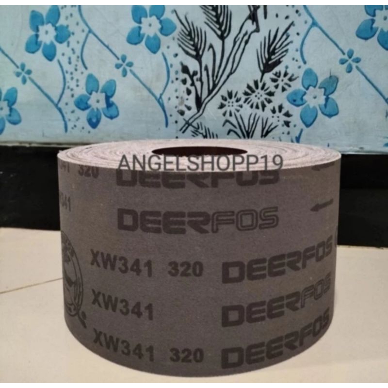 Amplas Roll DEERFOS No 320 Kain Kaku