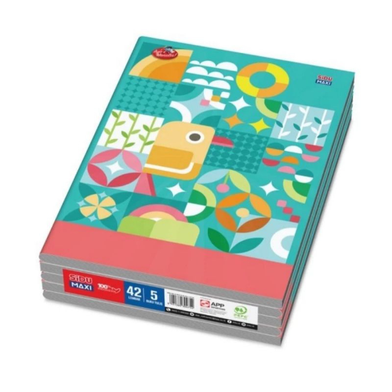 

Buku Tulis SiDU Maxi 42 lembar ( 1 pak isi 5 buku)
