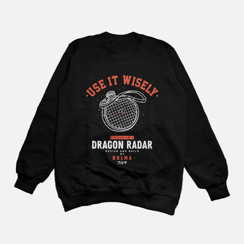 Wazup Crewneck Sweater Anime Dragon Ball Dragon Radar