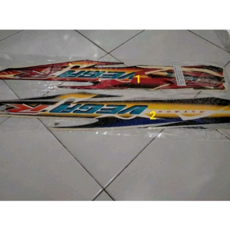 Sticker striping vega r new 2007 body full