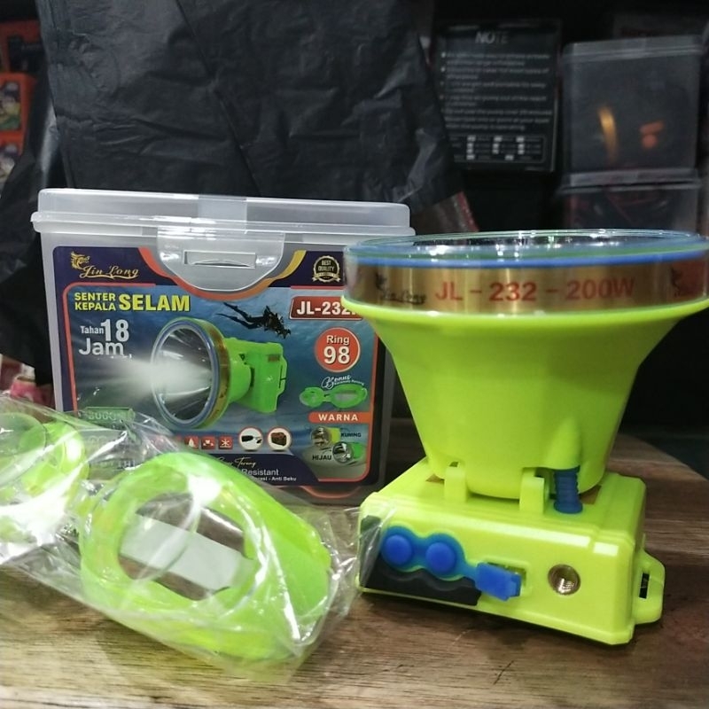 senter kepala selam jinlong jl 232 200w