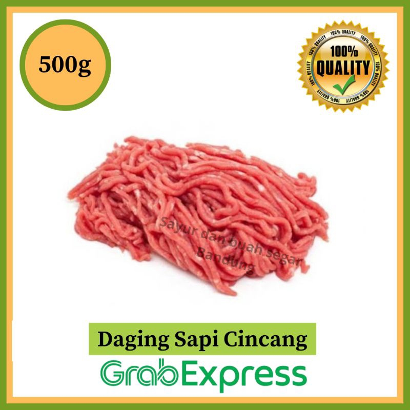 

Daging sapi Cincang 500g Kwalitas bagus