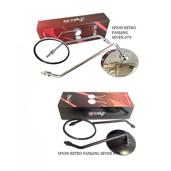 Spion Vespa Panjang Bulat Spion Clasik Panjang Spion Bulat Panjang Spion Retro Panjang Standar