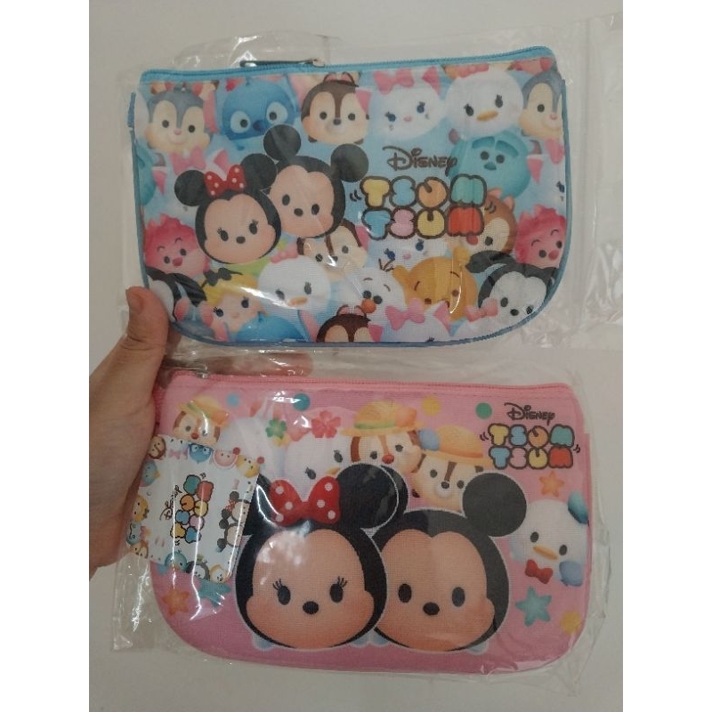 Pouch Dompet Tempat pensil Disney Tsum Tsum