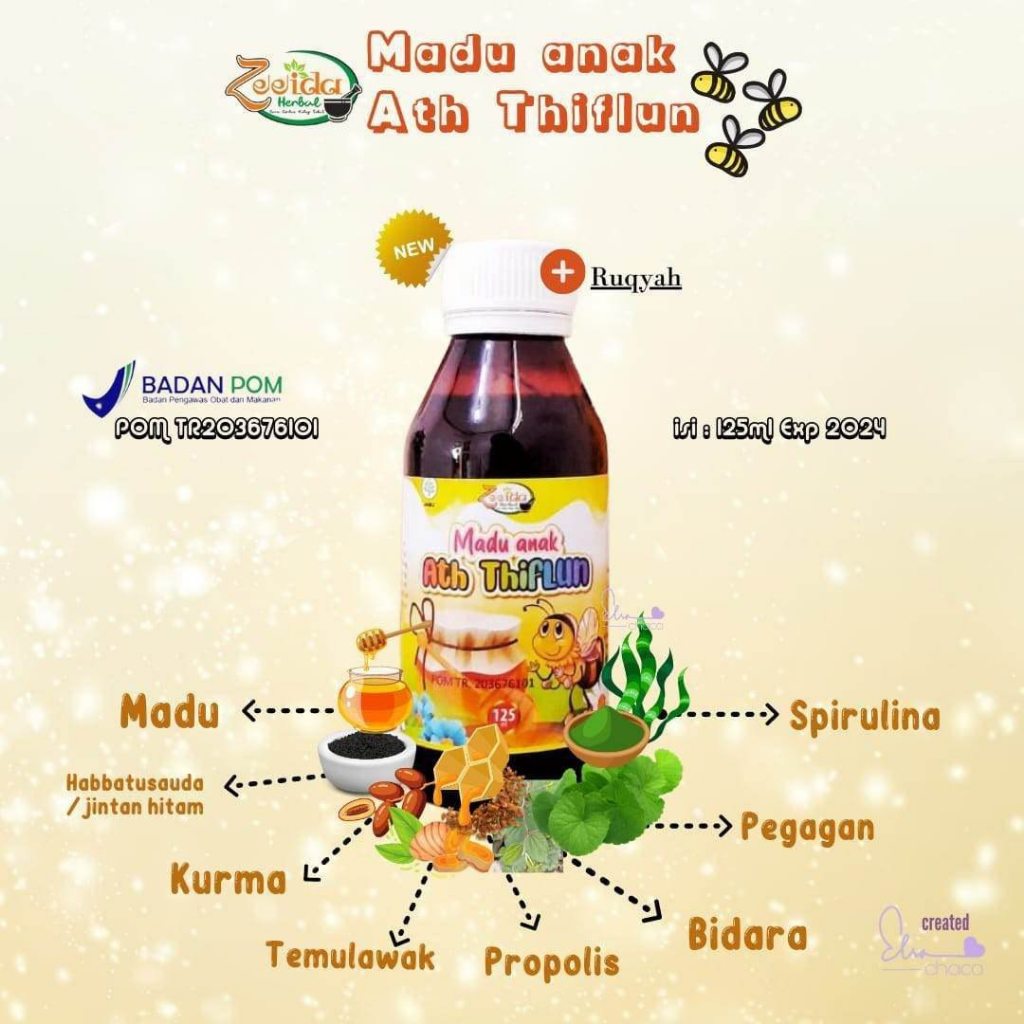 

MADU ANAK /MADU ZEEIDA/MADU ATHIFLUN Madu Penambah Nafsu Makan