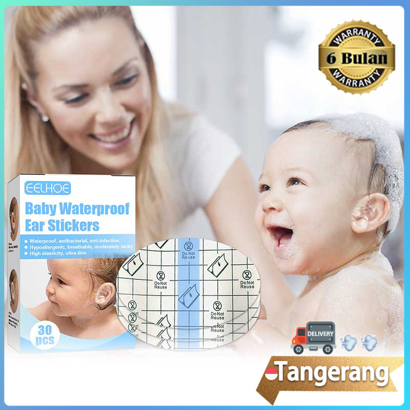 30pcs/Box Baby Ear Sticker / Stiker Pelindung Mandi Telinga Bayi / Penutup Telinga Mandi Bayi / Stik
