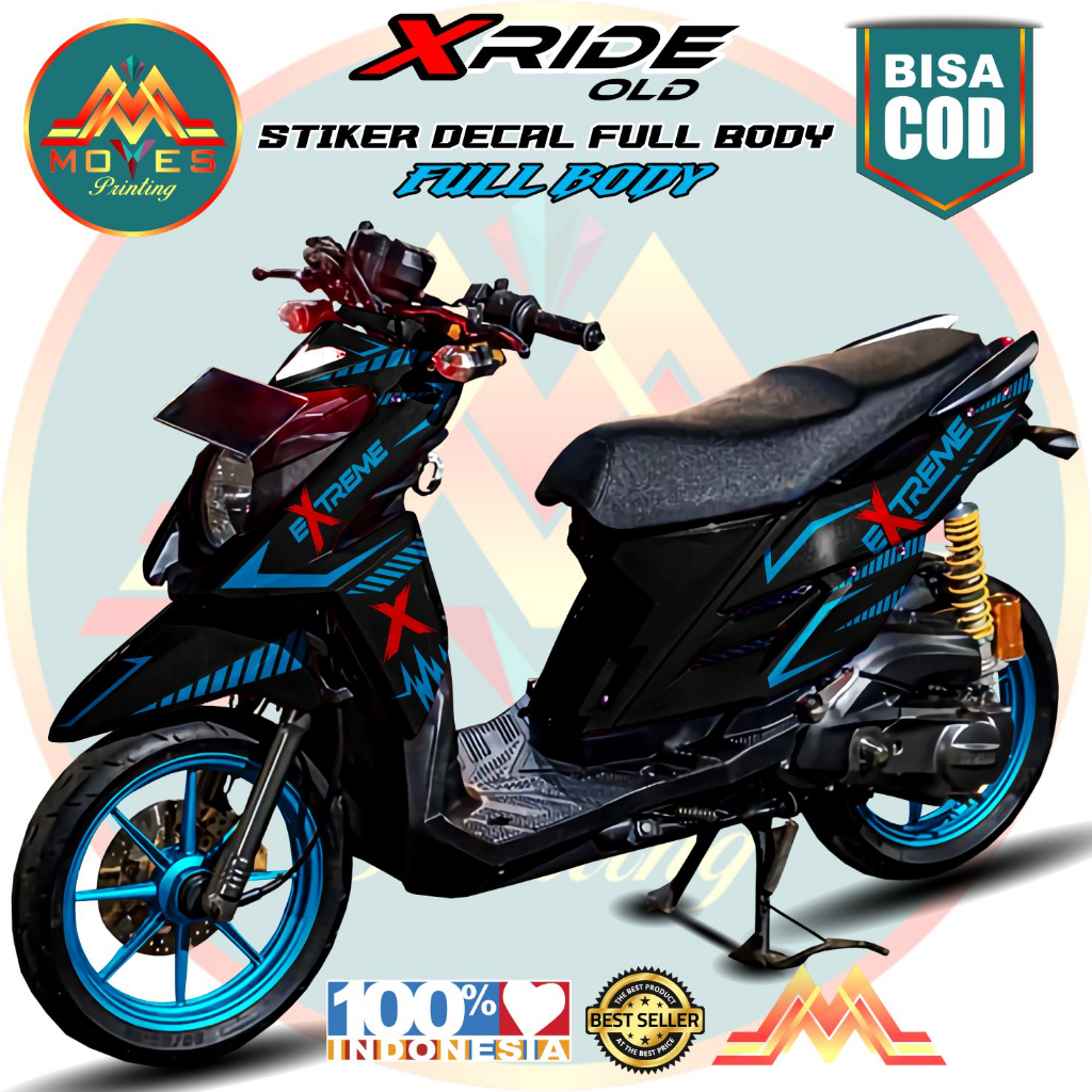 Sticker X RIDE OLD Full Body Stiker Variasi Decal Variasi X RIDE 155 OLD
