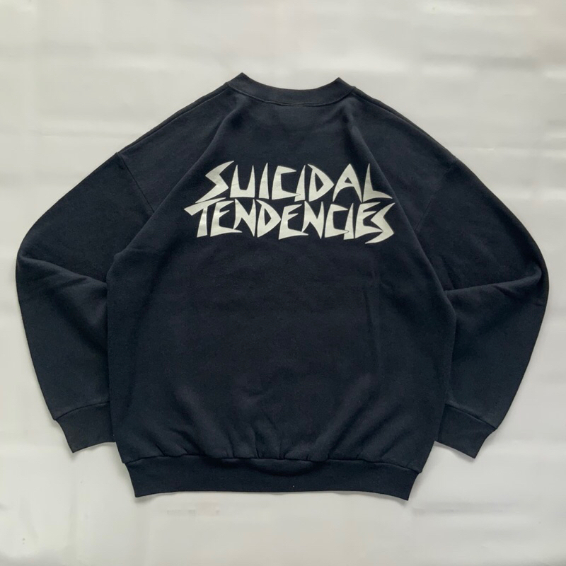 Dogtown Suicidal Tendencies crewneck black vintage 90s