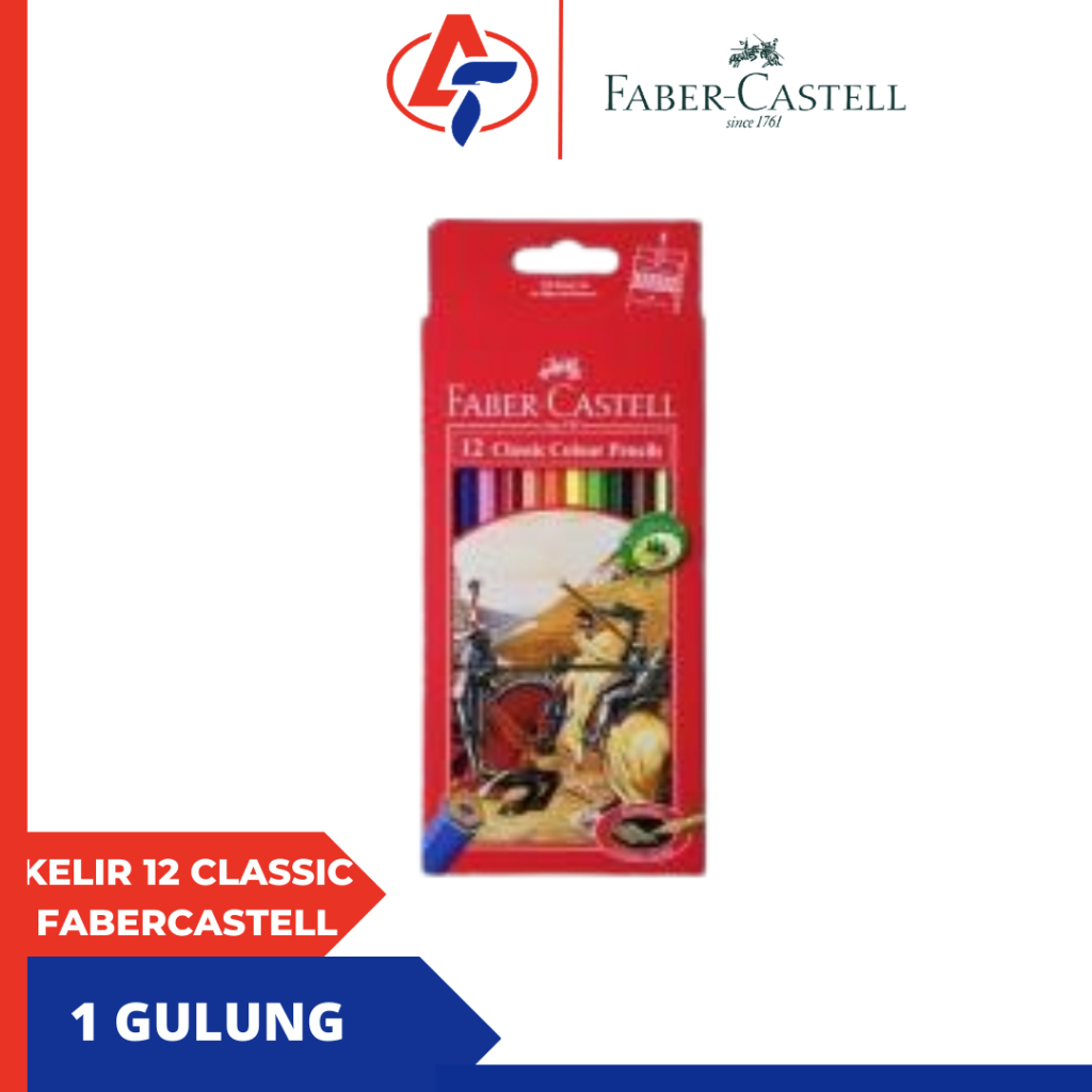 

Pewarna 12 Classic Panjang Faber Castell