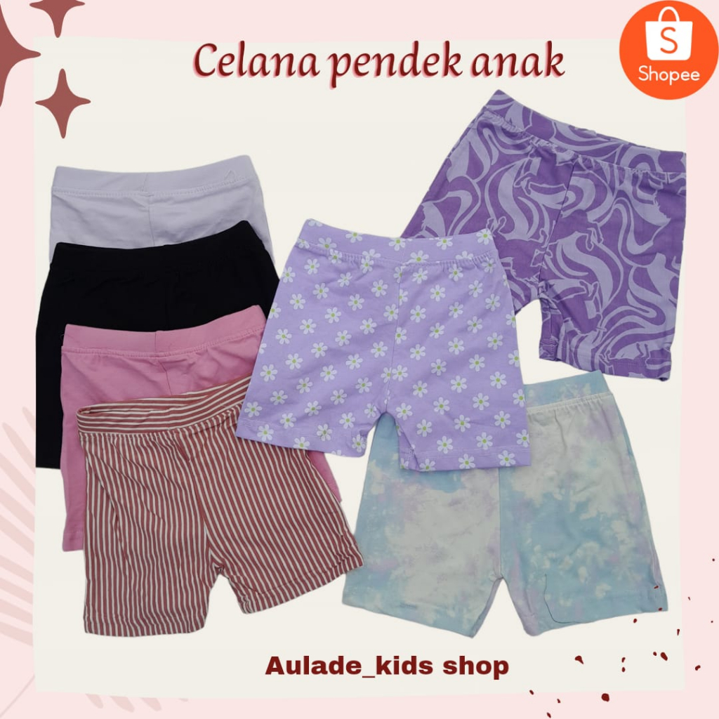 Celana pendek anak perempuan 1-11 thn celana anak perempuan legging pendek short celana strit