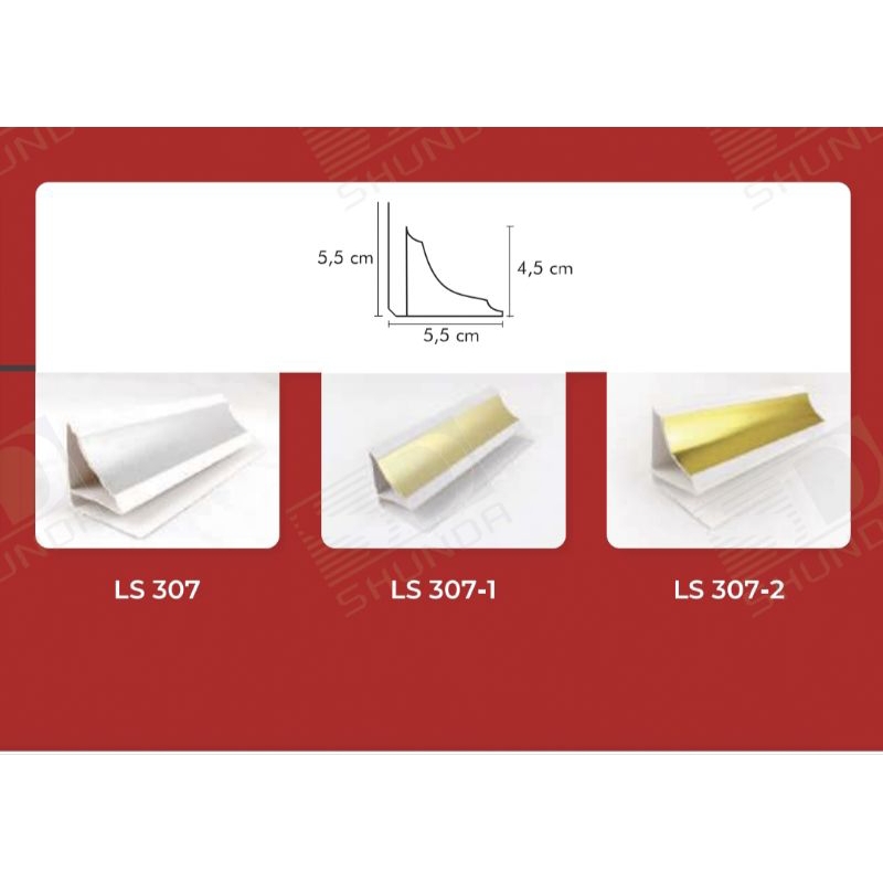 List Shunda Plafon PVC LS 307