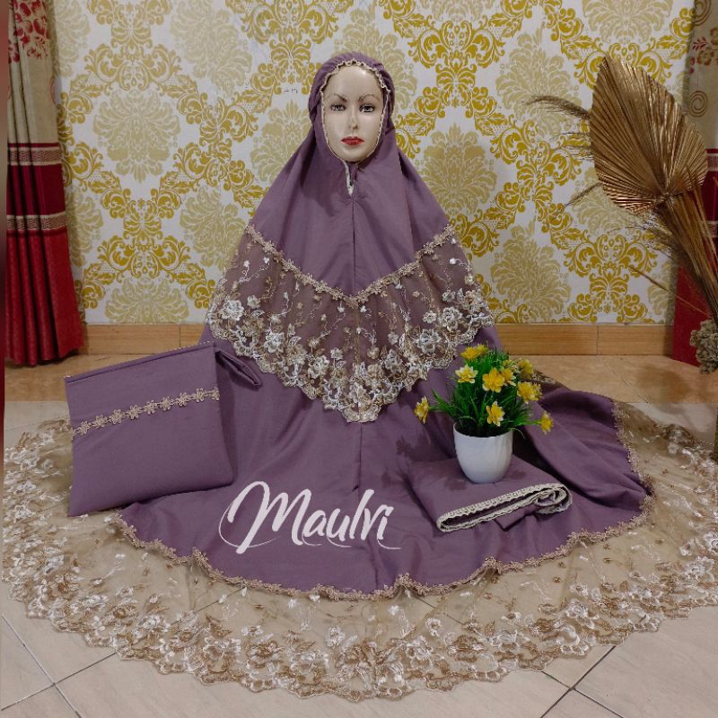 MUKENA  DEWASA KATUN SAVIRA (BISA COD)