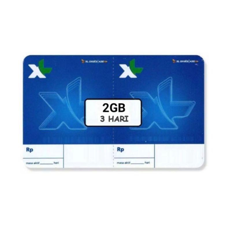VOUCHER XL 2GB 3HARI