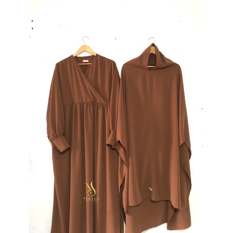 PO gamis syari gamis set khimar square