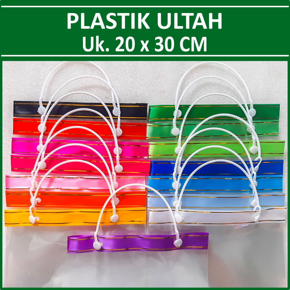 

10pcs Plastik Snack Plastik Bingkisan Goodie Bag 20x30