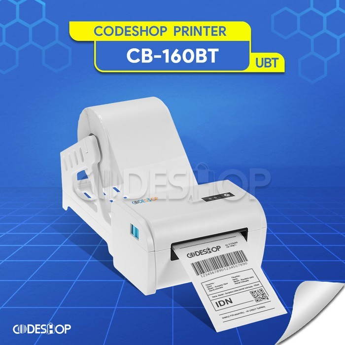 

Printer Direct Thermal Codeshop CB-160 Bluetooth USB Label Barcode