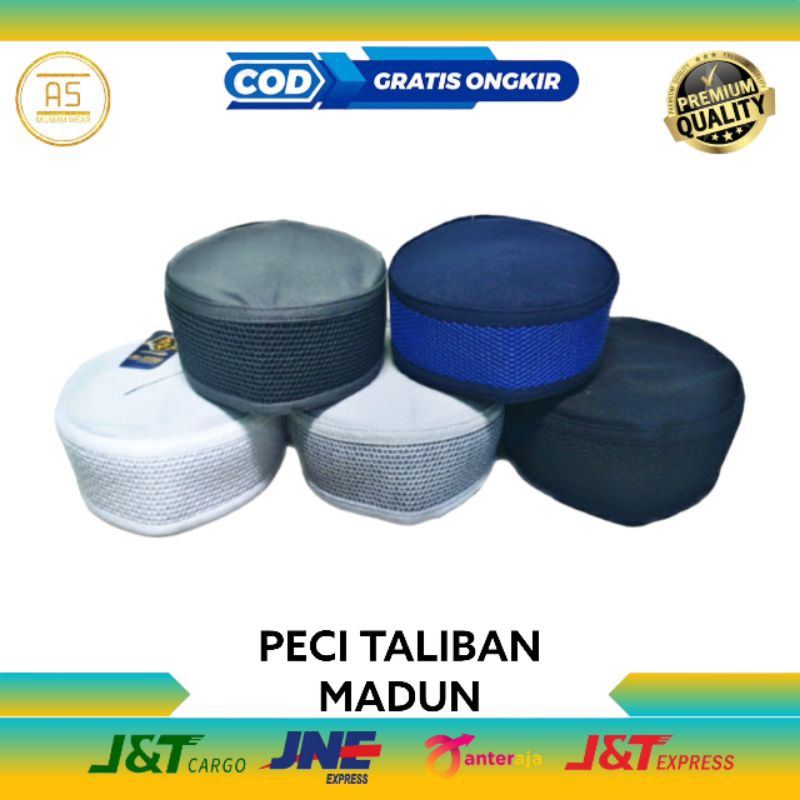 Peci kopyah Taliban madun/Peci kopyah Taliban jaring/Peci songkok Pria/Santri
