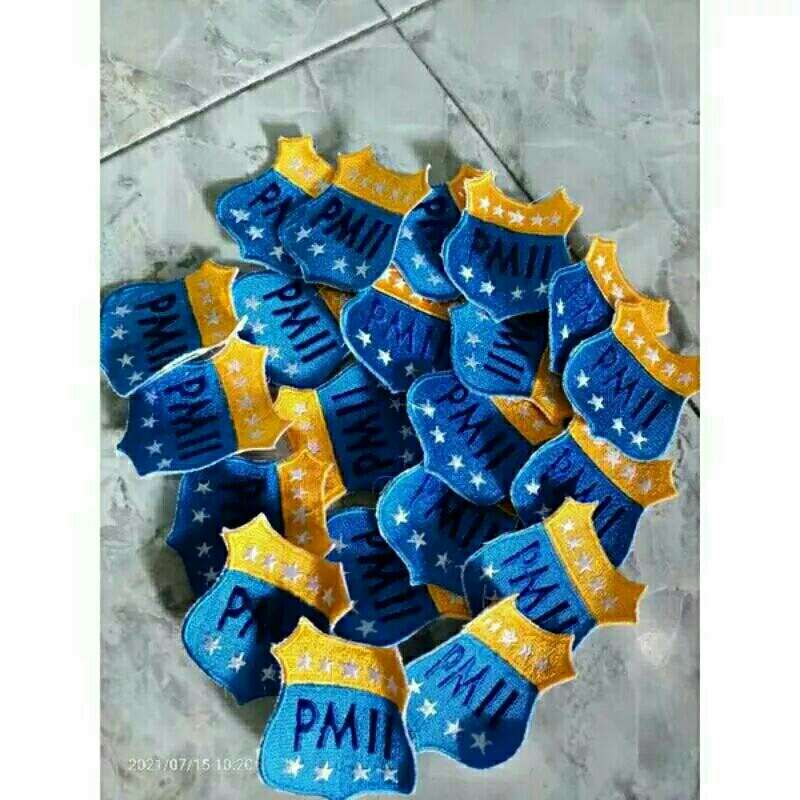 Atribut Logo PMII Bordir Komputer