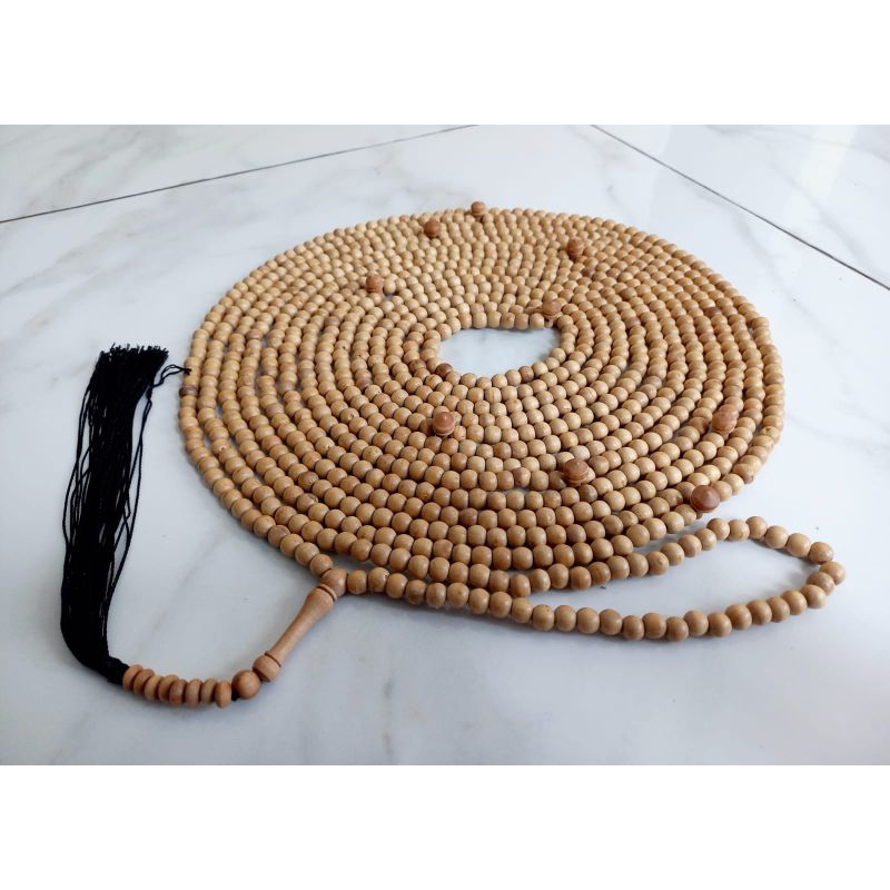 tasbih kayu cendana wangi isi 500 butir tasbeh kayu cendana jawa asli tasbih cendana tasbeh cendono