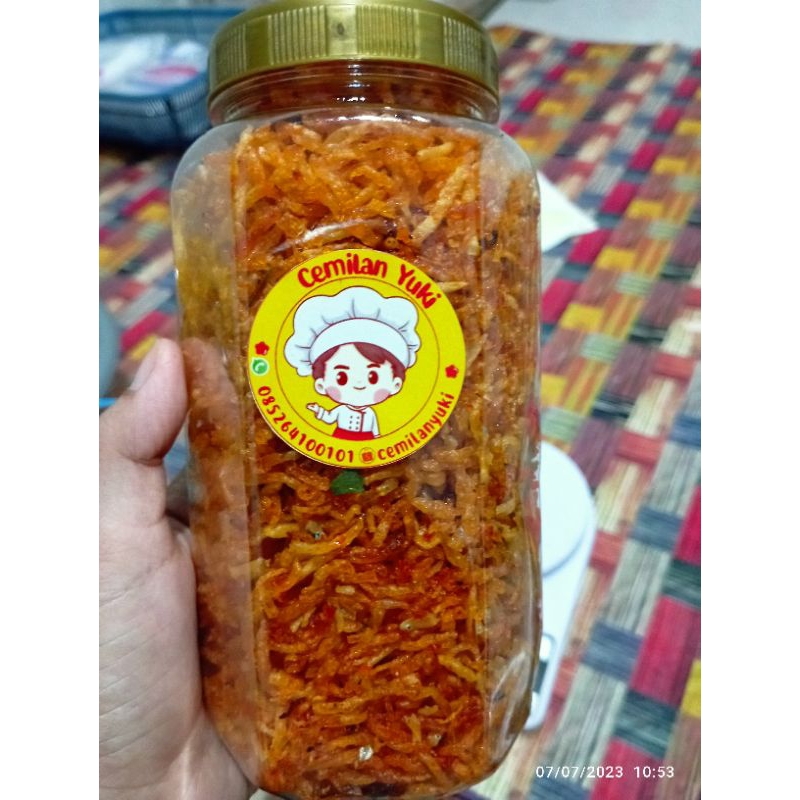 

(free bubble wrap) KERING KENTANG MUSTOFA PEDAS MANIS toples 700ml TERMURAH