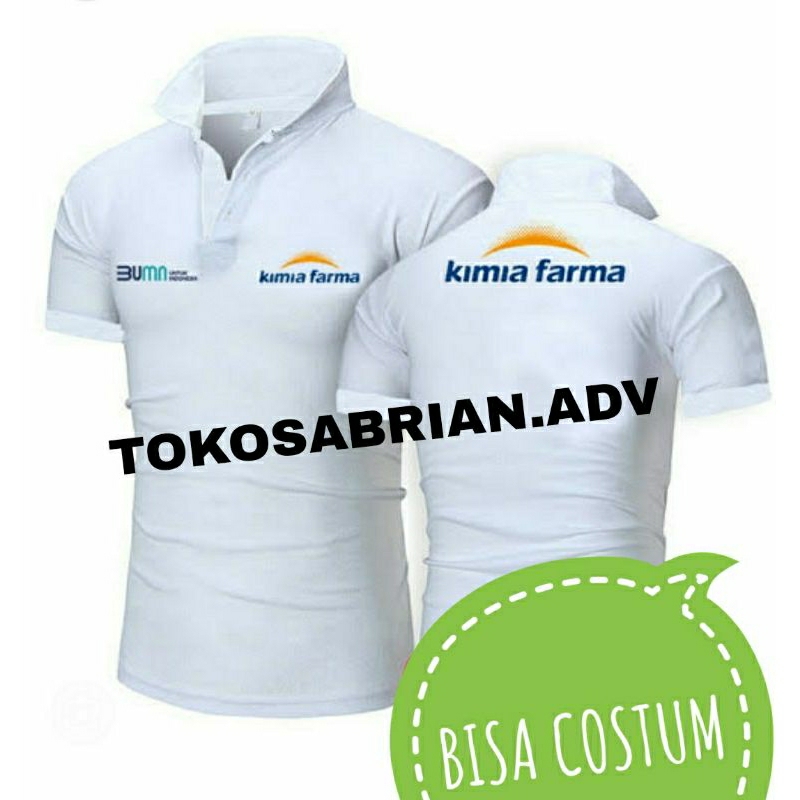 Baju Kaos Polo shirt Kimia Farma Bumn