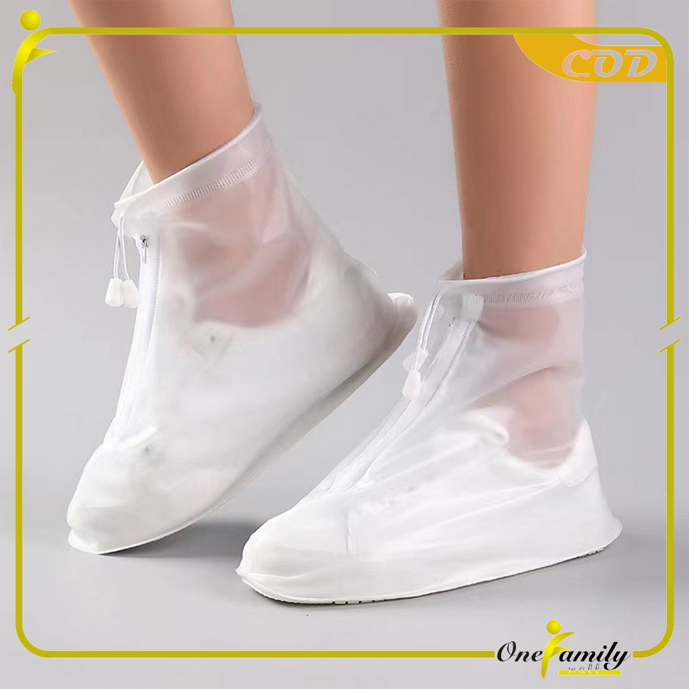 ONE-C898 Pelindung Sepatu Anti Air Unisex Tahan Air / Jas Hujan Sepatu Waterproof / Cover Shoes Jas Hujan Mantel Tahan Air Dari Hujan