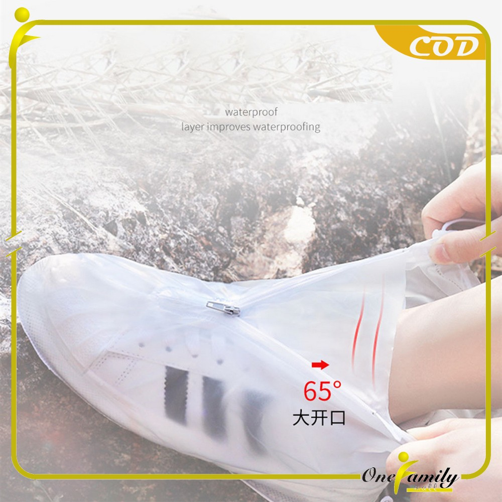 ONE-C898 Pelindung Sepatu Anti Air Unisex Tahan Air / Jas Hujan Sepatu Waterproof / Cover Shoes Jas Hujan Mantel Tahan Air Dari Hujan