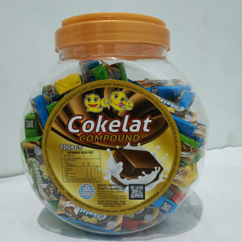 

Permen Lunak Cokelat compound | Coklat Susu Kenyal