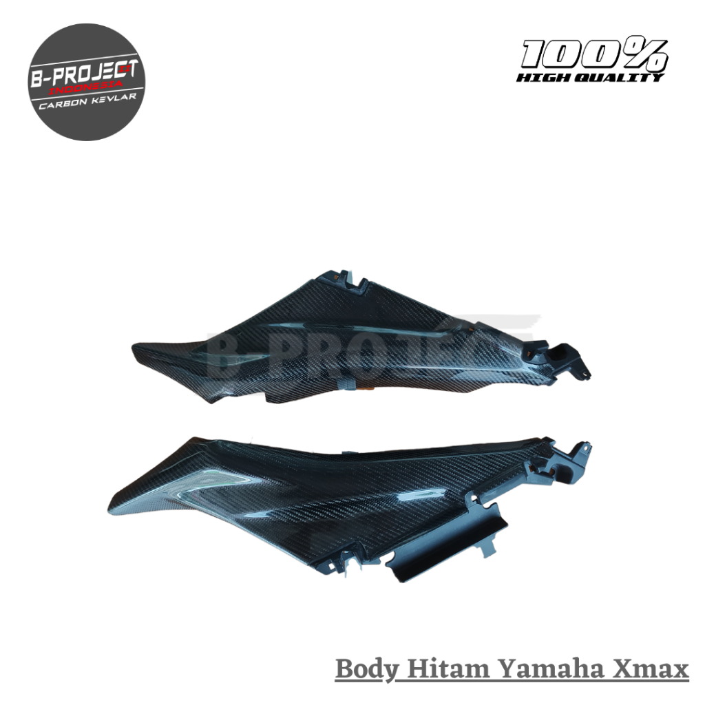 Panel Body Hitam Yamaha Xmax Real Carbon