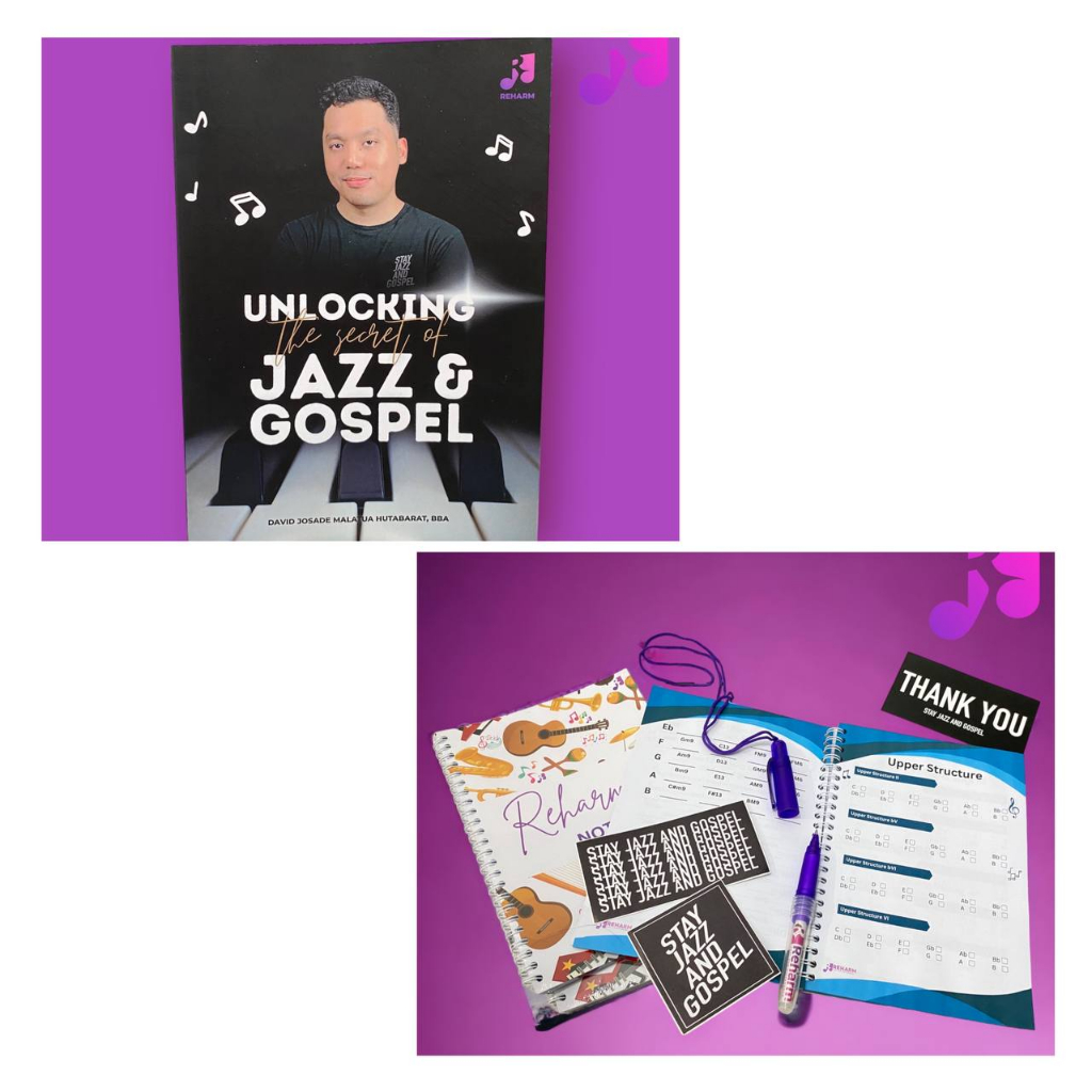 Buku Musik David Josade - Unlocking the secret Jazz and Gospel