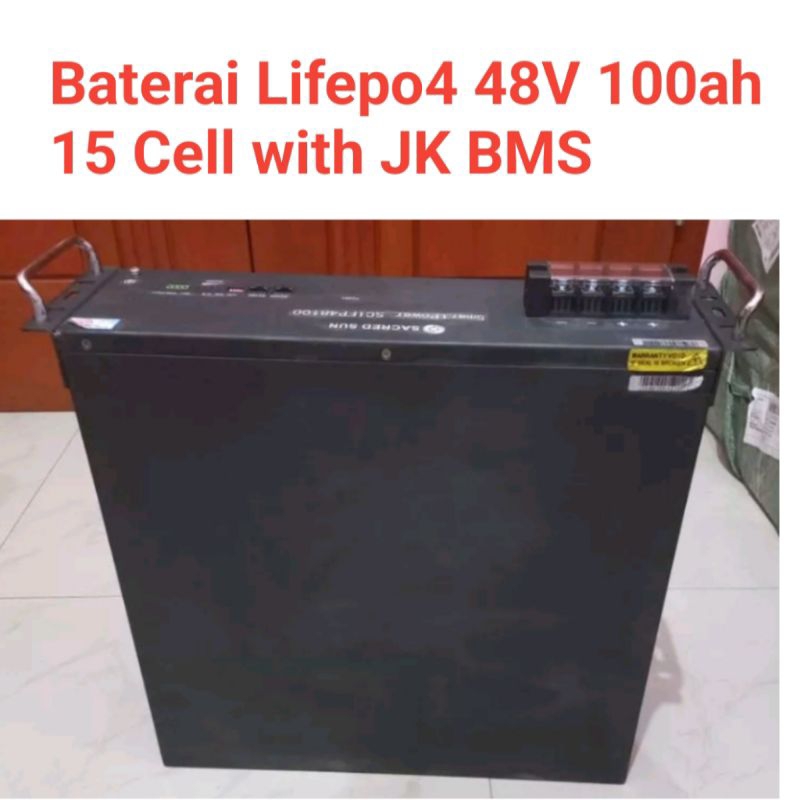 Lifepo4 48V 100ah with JK BMS Bisa Monitoring dari HP