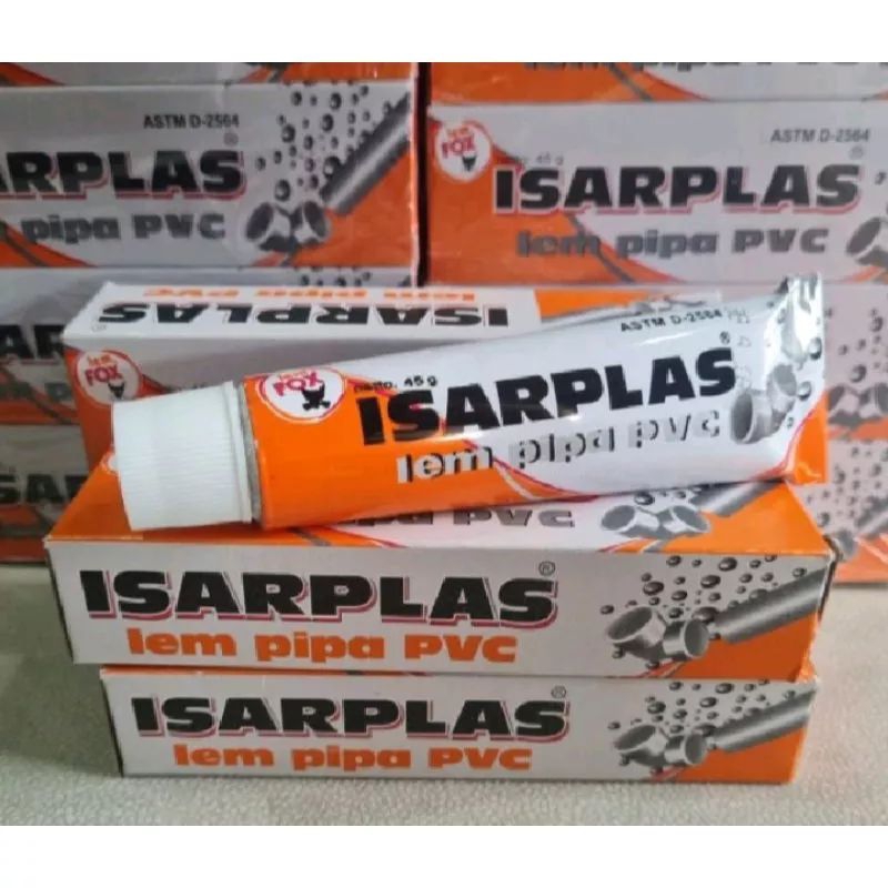 

GROSIR 12 PCS ISARPLAS LEM PIPA PVC | LEM PARALON 40 GRAM
